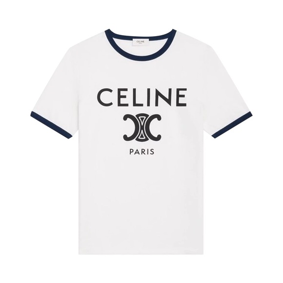 Celine Cotton Jersey T-Shirt - Picture 1 of 6
